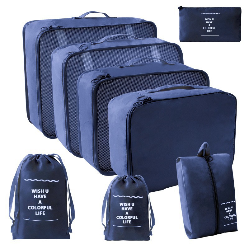 Sac ceinture bleu marine, ensemble 8 pièces, ensemble 7 pièces, petite poche