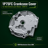 Couvre-carter 1P75FC pour moteur de tondeuse autoportée, en aluminium moulé sous pression ADC12, pièces de précision OEM, directement du fabricant
