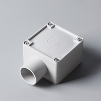 Produit phare Boîtes de jonction carrées en PVC électriques en plastique 1 2 3 4 voies