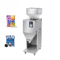 Machine de pesage semi-automatique à tête unique pour le remplissage de particules en bouteille, haute précision, pour céréales, graines, haricots, thé en poudre