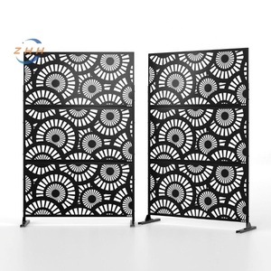 Diseño Art Deco <span class=keywords><strong>Pantalla</strong></span> interior y divisor de habitación Técnica de panel de metal de privacidad - Product Image 6