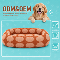 Lit pour chien en mousse à mémoire de forme personnalisé avec housse lavable en polaire Teddy pour les importateurs, les grossistes et les acheteurs de marques d'articles pour animaux de compagnie