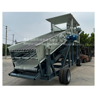 Équipement automatique industriel de séparateur de gravier/pierre, machine de tamisage mobile pour les sables fins/désert