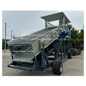 Équipement automatique industriel de séparateur de gravier/pierre, <span class=keywords><strong>machine</strong></span> de tamisage mobile pour les sables fins/désert - Product Image 2