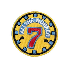 패치에 사용자 정의 디자이너 철 짠 패치 수 놓은 크리스마스 디자이너 이름 배지 자수 셔닐 실 벨크로 할로윈 패치 - Product Image 5