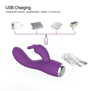 Взрослые Вибраторы для оргазма, вибратор для пениса с кроличьими ушками, фаллоимитаторы для женского удовольствия - Product Image 6