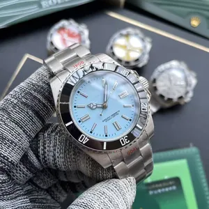 Đồng hồ thạch anh cao cấp bán chạy dành cho nam, mặt số 40mm, dây thép không gỉ, thiết kế sọc, dây đeo 20mm, kính, bán buôn từ nhà máy, kèm hộp - Product Image 2