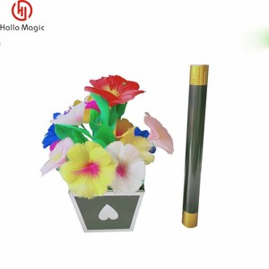 Maceta Dividir trucos <span class=keywords><strong>de</strong></span> magia Uno <span class=keywords><strong>a</strong></span> dos Bandeja <span class=keywords><strong>de</strong></span> flores en maceta Trucos <span class=keywords><strong>de</strong></span> magia Pluma Flor Magia Etapa Ilusiones Gimmicks - Product Image 2