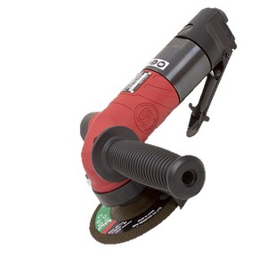 Amoladora Angular Neumática Shinano con Rueda de 3.2 mm, Escape Lateral, Ángulo Recto, Compatible con Abrasivos Recubiertos - Product Image 1