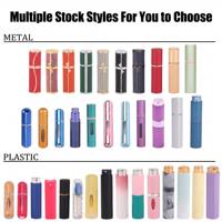 Flacon vaporisateur de parfum rechargeable en aluminium de haute qualité 10 ml, atomiseur de luxe portable de poche avec impression sérigraphiée