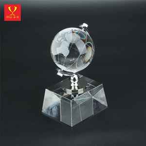 <span class=keywords><strong>GLOBE</strong></span> <span class=keywords><strong>Trophy</strong></span> với K9 pha lê cơ sở đánh bóng Kinh doanh Quà lưu niệm và trang trí nội thất giải thưởng Honor cho tình yêu chủ đề - Product Image 4