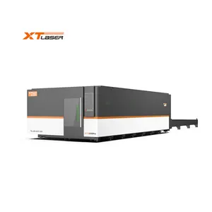 Çelik 12000w makineleri için XTLASER yüksek güç Fiber lazer Metal kesme makinesi * 2000mm kesme alanı ile 6000