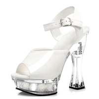 Pole Dance Strap Vêtements de danse exotiques Fétiche Talons extrêmement hauts Lit BDSM Chaussures érotiques Bar Modèle de voiture Styles chauds Crossdresser Party