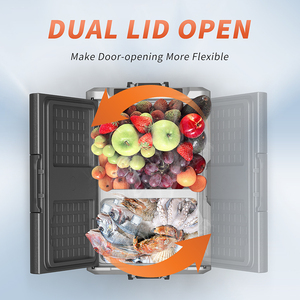 TF45 compresseur portable double compartiments double zone camping glacière électrique 12v 24v DC 100-240v AC Alpicool réfrigérateur congélateur - Product Image 3