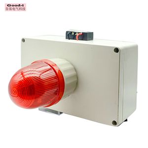 Minuterie/compteur LED cyclique industriel à segment unique, sonore et visuel, avec buzzers et sirènes - Product Image 2