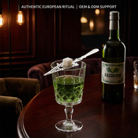 Cuillère à Absinthe Tour Eiffel, Passoire à Sucre, Filtre à Cocktail à Fentes, Outil de Bar Anti-Goutte, Souvenir Français, Vaisselle, Couverts
