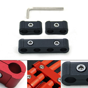 Ignition Wire Clips 69mm 33mm Aluminum Alloy Car Modification Spark <b>Plug</b> Wire Separators Retaining Sleeves - Product Image 5