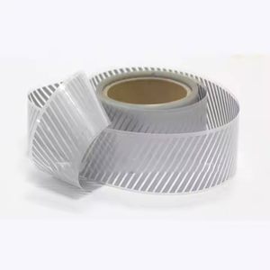 Cinta de transferencia de calor de vinilo reflectante para coser prismática de alta visibilidad Cinta reflectante segmentada para ropa y uso de advertencia - Product Image 2