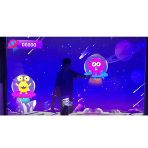 Sistema de Proyección Interactiva <span class=keywords><strong>3D</strong></span> de Respuesta Rápida de 120 fps, Juego Interactivo de Pistola de Bolas para Pared VR, Zona Infantil - Product Image 5