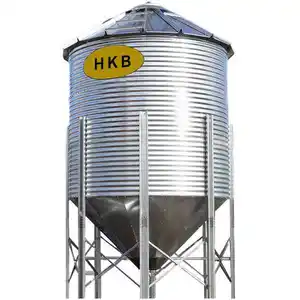 Farm Widely Used Grain Silo Barley Bolted Steel Silo Price with Dryer