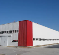 Bâtiment préfabriqué industriel extérieur de tentes d'entrepôt de hangar de stockage de grande structure de cadre en acier