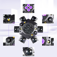 Europäisches Lager: 150W RGBW 6-Arm Bee Eye DJ LED DMX Strobe Disco Bühnenlicht, Laser-Partylicht mit Fernbedienung, Moving Head für DJs