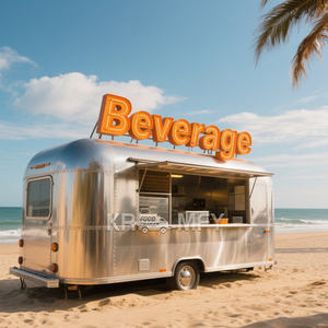 Camion mobile 2025, remorque de 7,5 pieds en acier inoxydable pour les vendeurs européens, chariot de nourriture pour hot-dogs - Product Image 2