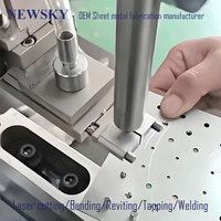 Pièces sur mesure Newsky en aluminium haute précision avec anodisation, découpe laser, pliage, estampage, taraudage, rivetage et gaufrage