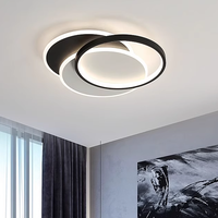 Plafonnier LED de Haute Qualité pour Salon avec Base en Fer et Couvercle en Acrylique