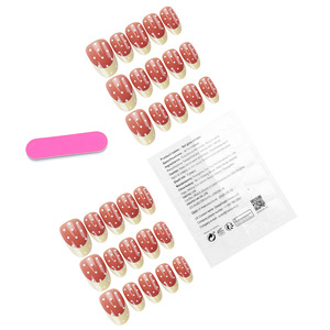Venta Directa de Fábrica de Extensiones de <span class=keywords><strong>Uñas</strong></span> Postizas INS Strawberry, Personalizables al por Mayor, <span class=keywords><strong>Uñas</strong></span> Postizas de Almendra de Alta Calidad - Product Image 2