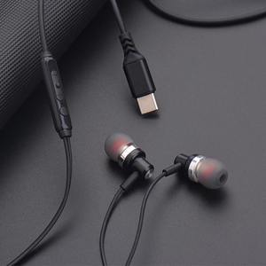 Écouteurs intra-auriculaires filaires de qualité originale avec microphone pour iPhone, écouteurs filaires Type-C pour iPhone - Product Image 5
