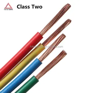 0.75mm2 2.5mm2 Thermoplastic polyolefin insulated copper wire WDZ-BY LSZH Cable electric wire cable wholesale