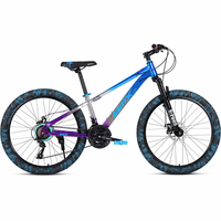 VTT MTBGO BMX Nouveau Modèle 26 Pouces Cadre en Acier 21 Vitesses Frein à Disque Jante Double Paroi 32H Léger