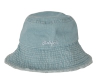 Sombreros de Pescador Personalizados con Bordado de Danza del León y Elementos Chinos, Gorras de Pescador de Mezclilla Lavada con Flecos a la Moda