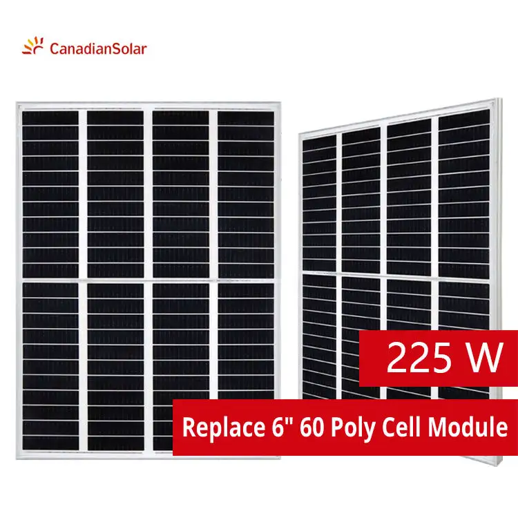 Canadiansolar 새로운 하이 퀄리티 전문 맞춤형 홈 지붕 태양 전지 패널 공급 업체