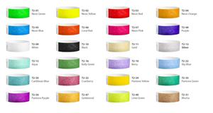 Tyvek-pulsera de papel con logotipo impreso personalizado, accesorio promocional, VIP Tickets - Product Image 6