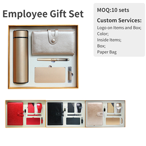 Caja de Regalo con Agenda Personalizada 2025, Cuaderno de PU para Ejecutivos y Empleados, Set de Regalo Empresarial para Año Nuevo - Product Image 3