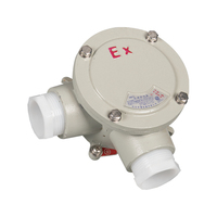 G3/4 Boîte de jonction antidéflagrante de type IIB Boîte de jonction en aluminium moulé sous pression antidéflagrante