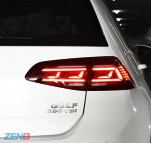 <span class=keywords><strong>Feux</strong></span> <span class=keywords><strong>arrière</strong></span> rouges compatibles avec Volkswagen <span class=keywords><strong>Golf</strong></span> <span class=keywords><strong>7</strong></span>, variante <span class=keywords><strong>7</strong></span>.5, <span class=keywords><strong>feux</strong></span> <span class=keywords><strong>arrière</strong></span> LED dynamiques modifiés pour Magotan B8 - Product Image 6