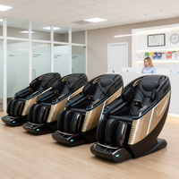 Fauteuil de massage à ondes sonores 3D SL Track, massage complet du corps, zéro gravité, étirement thaïlandais, commande vocale AI, utilisation en salle de sport, à domicile