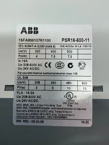 PSR 1SFA896107R1100 PSR16-600-11 Variador de Frecuencia Compacto de 16A para Motor de Bomba y Ventilador 380V - Product Image 4