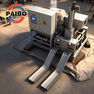 Presse à copeaux d'aluminium automatique à vitesse 2X, presse à briquettes de copeaux métalliques avec double sortie, équipement de recyclage des métaux de rebut - Product Image 1