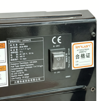 LN70KTCE LENUAN Ventilateur à air forcé en acier inoxydable 70 kW avec élément chauffant et moteur, chauffage au gaz de sécurité pour l'élevage de poulets
