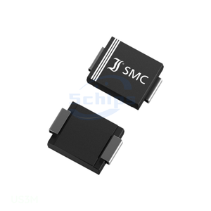DO-214AB, SMC Single Diodes Whole Sale Electronic Component Authorized Distributor DIODE STANDARD 1000V 3A DO214AB US3M - Product Image 1