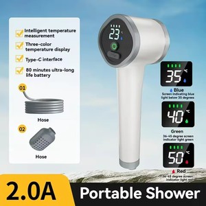 Portable Camping <strong>Shower</strong> <strong>Outdoor</strong> Type-C USB Rechargeable Electric <strong>Shower</strong> <strong>for</strong> Hiking Travel Car Washing Home Children Dog Bathing - Product Image 6