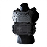 Nouveau Gilet Tactique 1000D Léger pour l'Extérieur, Découpé au Laser, avec Gravure Laser et Capacité de Port de Plaques