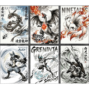 PY Kaleidoscope of Wonders ArtBoard Series Édition Limitée Boîte Mystère Personnages de Bande Dessinée Personnalisés Vente en Gros Jeu de Cartes Pokémon - Product Image 5