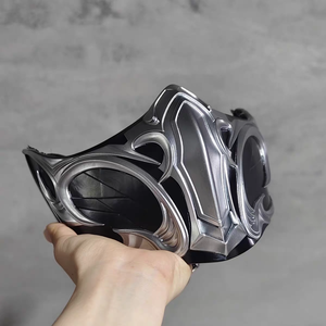 Masques de <span class=keywords><strong>Street</strong></span> <span class=keywords><strong>Fighter</strong></span> en résine pour Halloween, jeux de rôle, action réelle, demi-masques, accessoires de cosplay pour films et télévision, lumineux - Product Image 4