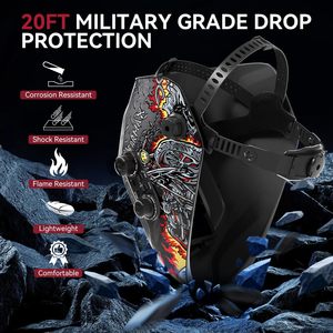 Casco de Soldadura con Oscurecimiento Automático ARCCAPTAIN, Pantalla de Visión Amplia de 3.94x3.66'', Color Real, 4 Sensores de Arco, Gama de Sombra Amplia 4-5/5-9/9-13 - Product Image 2