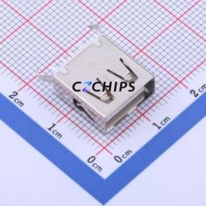 916-162A1013Y10200 <b>USB</b> Connector Through hole Component (THT) Connector Type-<b>A</b> <b>USB</b> <b>2.0</b> Female Through Hole - Product Image 1